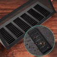 thumbnail image 3 of Floor Register Mesh Cover, 4pcs PVC Magnetic  Vent Screen, Ultra Fine Hole Design, Easy Installation for Home Wall Ceiling, with Simple Magnetic Suction, 3 of 7
