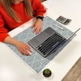 thumbnail image 3 of Sussexhome Large Mouse Pad for Desk - Cotton Mousepad for Desktop, Table, Office Desk Pad - Thin, Light, Portable Laptop Mat for Computer Mice - Machine Washable, Non-Slip, Foldable - 18" x 24", 3 of 8