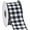 BLack/White, variant on Beige and White Check Wired Ribbon, 2-1/2 Inch x 10 Yard,Rustic Plaid Ribbon,Easter Burlap Ribbon,Light Tan Gingham Ribbon for Big Bow,Farmhouse Wreath,Tree Decoration,Outdoor Decoration