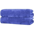 thumbnail image 2 of Royal Comfort 32x64 Solid Color Caribbean Blue (2 per Pack) Terry Velour Beach Towel. Made with 100% Cotton Weighing at 16.0 lbs per doz. Why Settle for Polyester get The Real Thing!, 2 of 5