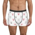 thumbnail image 2 of Goofa Girl Rabbit Printed Men's Boxer Briefs Underwear, Moisture-Wicking Underwear, Trunk,Soft and Breathable Cotton Underwear-XX-Large, 2 of 9