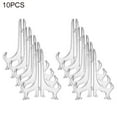 thumbnail image 1 of 10 Pcs Petit Chevalet en Plastique 5 Pouces Support d'Affichage pour Assiette Pliable, 1 of 12