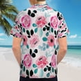 thumbnail image 6 of High Quality Hawaiian Shirts for Men Short Sleeve Aloha Beach Shirt Floral Summer Casual Button Down Shirts Blouses 95TJJE, 6 of 7