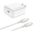thumbnail image 1 of 45W USB C Super Fast Charger for TCL Signa Super Fast PPS Wall Charger with 6ft USB C Cable - White, 1 of 2