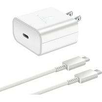 45W USB C Super Fast Charger for LG Velvet Super Fast PPS Wall Charger with 6ft USB C Cable - White