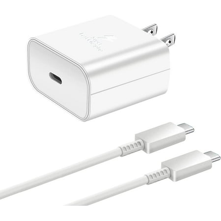 45W USB C Super Fast Charger for TCL Stylus Super Fast PPS Wall Charger with 6ft USB C Cable - White