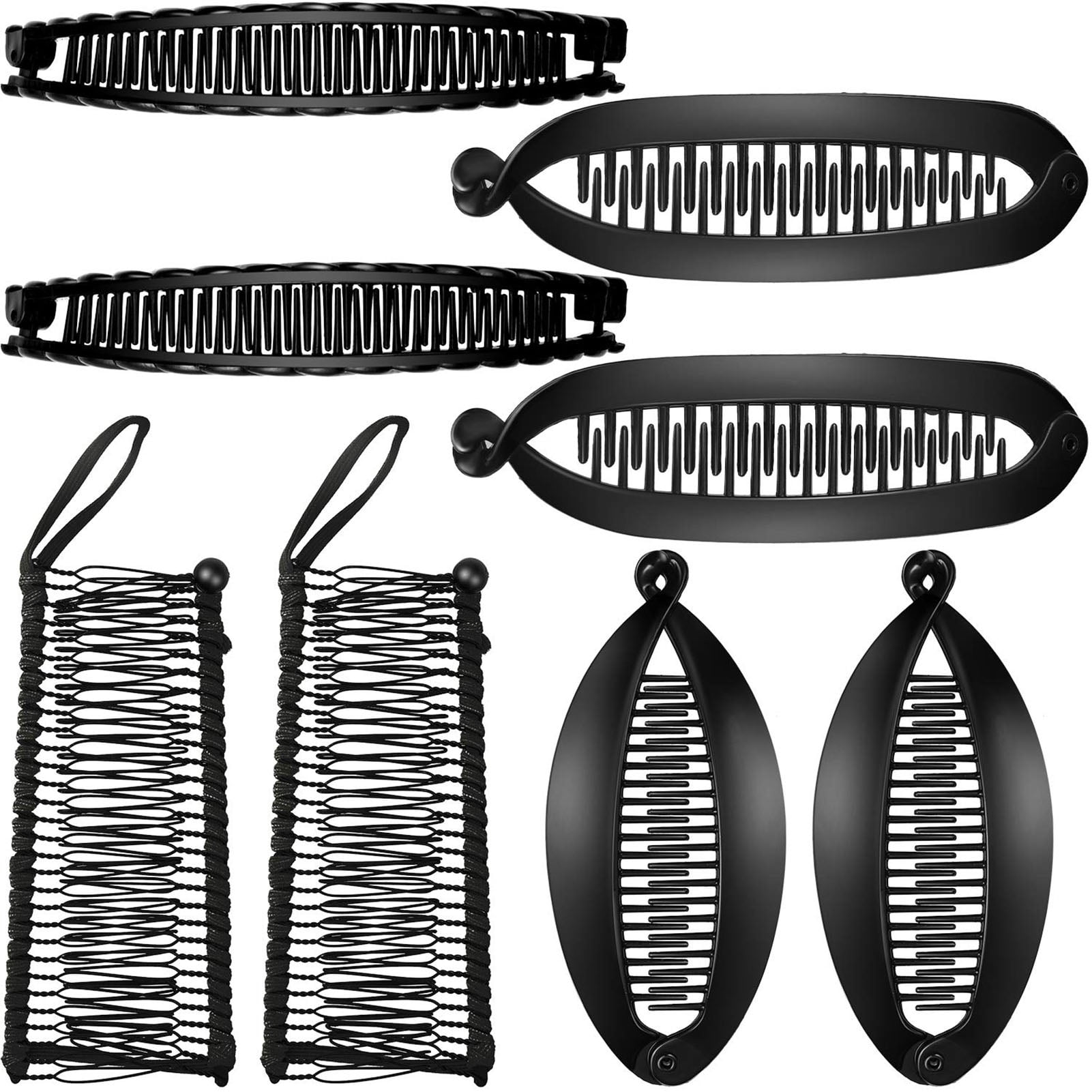 Banana Hair Clips Clincher Combs Vintage Banana Clips Comb Set