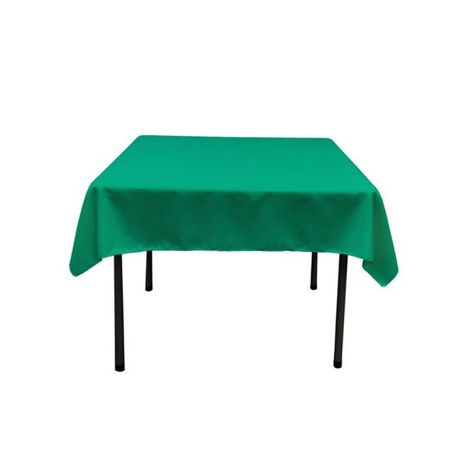 TCpop58x58-JadeP53 Polyester Poplin Square Tablecloth, Jade - 58 x 58 in.