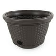 thumbnail image 2 of Suncast 100 Foot Resin Wicker Garden Water Hose Storage Holder Pot (6 Pack), 2 of 11