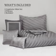 thumbnail image 5 of Luxury 7Piece King Bedding Set Premium Polyester Jacquard Modern Design for YearRound Comfort, 5 of 11