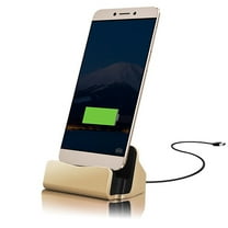 PBPBOX USB C Charging Dock Charging Station with USB C Elegant Golden 1Pack