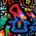 thumbnail image 5 of 50 Stickers de Feliz Navidad - Stickers de Navidad con Efecto Neón JAMW Sencillez, 5 of 5