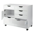 thumbnail image 2 of Winsome Halifax 6-Drawer Multi-Storage Mobile Cabinet 10632, White Finish, 2 of 4