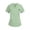 Light Green #4, variant on Scrubs for Women, V-Neck Tops Soft Stretch Women's Tops Turquoise 2XL