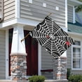 thumbnail image 2 of Black Halloween Spider Webs Fall Garden Flags 28"x40" Double Side,Small Yard Flags for Outside,Outdoor Fall Decor,Autumn Funny Garden Flag Yard Decoration, 2 of 5