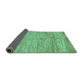 thumbnail image 2 of Ahgly Company Indoor Rectangle Abstract Turquoise Blue Modern Area Rugs, 8' x 12', 2 of 4