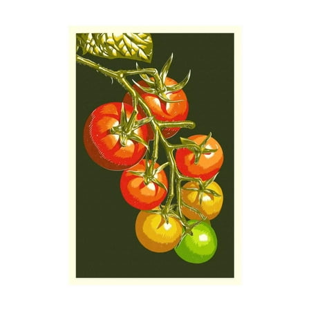 Tomato Press - Tomatoes Print Wall Art By Lantern Press