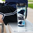 thumbnail image 3 of Rico Industries Nfl Football Carolina Panthers Vaso Tritan De Doble Pared De 20 Oz, 3 of 5