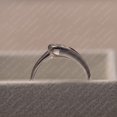 thumbnail image 3 of Moissanite White Gold Ring,Solitaire,Oval Cut Simulated Diamond Engagement Ring, 3 of 5