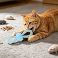 thumbnail image 5 of Mesh Cat Chew Bow Toy with Built-in Bell, 3.9x1.5 Inch Interactive Chew Ring Toy for Cats, Dental Health Catnip Free Toy for Kittens Anxiety Relief, 5 of 6