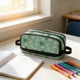 thumbnail image 2 of Oioii Six-Layer Large Capacity Pen Case with Soccer Print, Multi-Layer Durable Stationery Bag for s, Spacious Pencil Box for Supplies Organization,A, 2 of 7