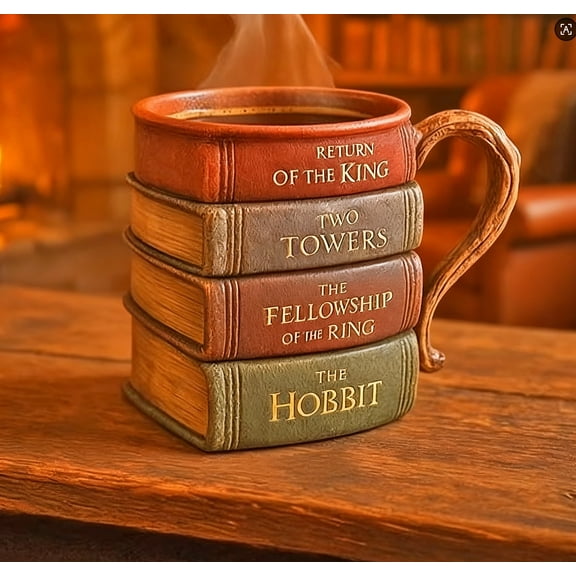 Book Series Coffee Mugs: Resin Crafts for Coffee Cups