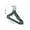 Green, variant on Clothes Hanger Set, Heavy Duty Non Slip Hangers with Manganese Steel Core, Space Saving Metal Hangers for Shirts, Coats, Trousers, and Dresses, 5 Pcs