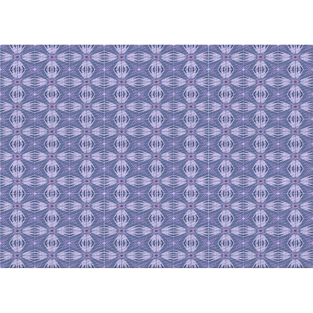 Ahgly Company Tapis Rectangulaire Lavable en Machine Intérieur Transitionnel Bleu Ardoise, 5 Pieds x 8 Pieds