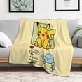 thumbnail image 4 of Pokemon Pikachu Throw Blanket Cute Flannel for Boys Girls Men Women, 4 of 7