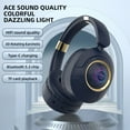 thumbnail image 4 of xjwjuw Bluetooth Headphones Over Ear, Bluetooth 5.3 with 8-10H Playtime, Wireless & Wired Modes, Foldable & Adjustable, Low Latency for Gaming, Perfect for Music, Sports, Daily Use, 4 of 6
