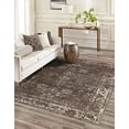 thumbnail image 2 of Unique Loom 3141404 7 x 10 ft. Casino Sofia Rectangular Rug, Brown, 2 of 5
