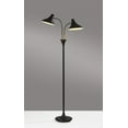 thumbnail image 5 of Ascot Floor Lamp with a Black and Antique Brass Finish, 5 of 6