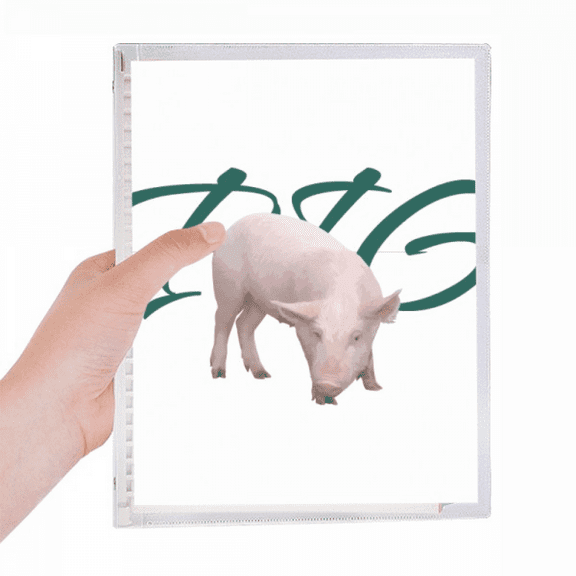 pork food varieties notebook loose diary refillable journal statiry