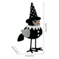 thumbnail image 2 of Sombrero de Halloween con figurita de pájaro, adorno de escritorio caprichoso para el hogar y, 2 of 4
