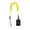 Yellow, variant on Towing Rope With Tightly Spiral Structure Standing Assist Strap With Ankle Covers Durable Towing Rope For Kayaker(Yellow-One Size)