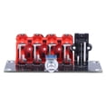 thumbnail image 4 of Peggybuy Signal Audio Double Canal 4 Voies pour Switch Board RAC Lotus Entrée pour Cinéma Maison, 4 of 6