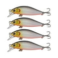 thumbnail image 3 of 4x Señuelos de Pesca 3D Zulema Señuelo de natación realista Duro Blanco, 3 of 8