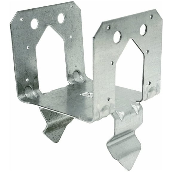 Simpson Strong-Tie Post Base PB66 6x6 Post Base Bracket - Galvanized Steel - 6" x 6" Silver