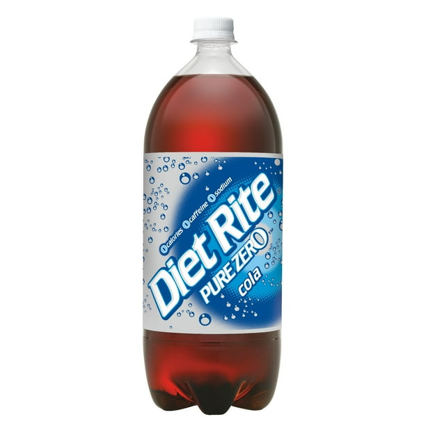 Diet Rite Pure Zero Soda, 2 L