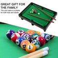 Pool Table Playset Top Game for Kids Adults Portable Interactive Stress