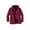 Burgundy, variant on Men's Big & Tall Fleece-Lined Slicker Rain Coat