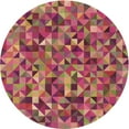 thumbnail image 1 of Ahgly Company Indoor Square Patterned Bronze Brown Area Rugs, 3' Square, 1 of 6