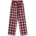 thumbnail image 6 of Sinhoon Matching Family Pajamas Sets Christmas Matching Holiday Pjs Letter Print Top and Plaid Pants Sleepwear (White-3/4T), 6 of 7