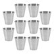 thumbnail image 4 of BRIGHTFUFU 10pcs tazas de acero inoxidable tazas de bebidas apilables tazas de bebidas portátiles tazas de cerveza para acampar, 4 of 7