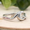 thumbnail image 4 of SS DESIGNS Sterling Silver Waves Ring Nautical Tide Band, Ocean Waves Design, 925 Silver Band, Comfortable Lightweight Beach Jewelry Accessory, 4 of 7
