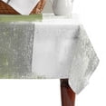 thumbnail image 4 of Sage Green Ombre Table Cloth Waterproof Tablecloths, Vintage Shabby Abstract Plaid Art Tablecloth Dining Table Cover for Kitchen Party Tabletop Outdoor, Rectangle Tablecloth 60x102 Inch, 4 of 9