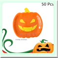 thumbnail image 3 of Assiettes en Papier Récolte d'Automne - Lot de 50 Assiettes Jetables de 9 Pouces pour l'Action de Grâce et Fêtes d'Automne - Design Citrouille - Vaisselle Festive, 3 of 5