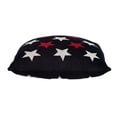 thumbnail image 2 of Parkland Collection 20x20" Stars Cotton Throw Pillow in Navy Blue/Red, 2 of 7