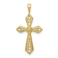 thumbnail image 6 of 14K Yellow Gold AA Diamond Cross Pendant, 6 of 7