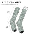 thumbnail image 2 of Lsque Hand Drawn Chickens Pattern Sport Compression Socks for Men & Women 15-20 mmHg Knee High Nurse Pregnant Running Medical and Travel Athletic, 2 of 6